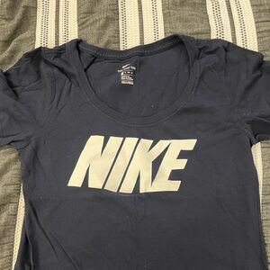 Women navy blue t-shirt